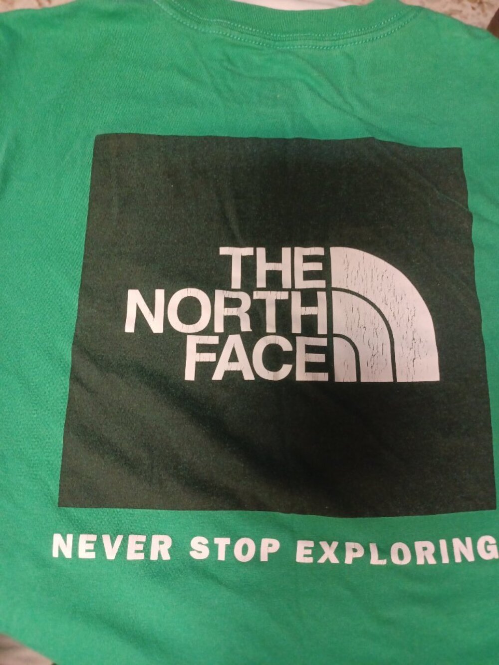 The North Face Men's Short Sleeve Tee Small Green - Picture 3 of 4